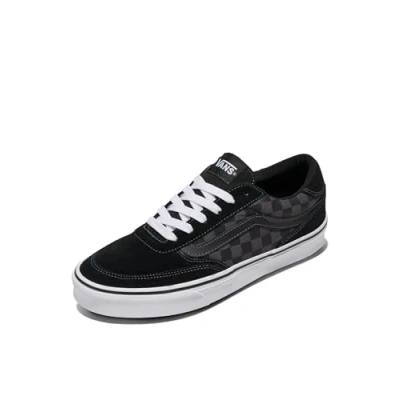 Abbildung von Vans Brooklyn Ls, Sneaker Herren, Schachbrettmuster Schwarz Grau, 43 EU
