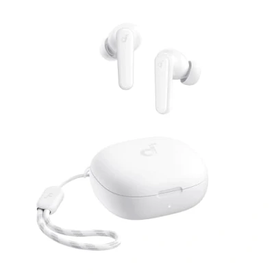 Abbildung von soundcore by Anker P20i True Wireless Earbuds, Kabellose Bluetooth Kopfhörer, 10mm Treiber, 5.3, Anpassbarer EQ, 30 Std. Spielzeit, IPX5 wasserfest, 2 Mikros mit KI (Weiß) (Generalüberholt)