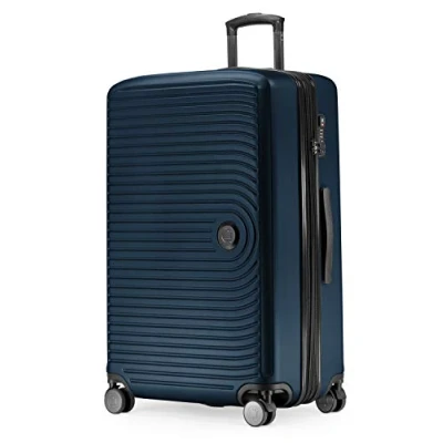 Abbildung von HAUPTSTADTKOFFER Mitte Großer Hartschalenkoffer, TSA, 4 Rollen, Check In Gepäck mit 8 cm Volumenerweiterung, 77cm, 130 Liter, Dunkelblau