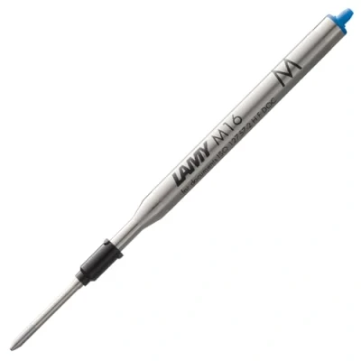 Abbildung von LAMY FH00152 M 16 Mine 801 Kugelschreiber aus Metall in der Farbe Blau Strichbreite
