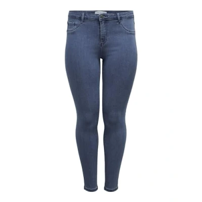 Abbildung von ONLY Carmakoma Carthunder PUSH UP Jeans Skinny Fit, Damen, Größe: 42, Medium blue denim