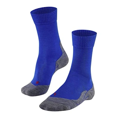 Abbildung von FALKE Herren Wandersocken TK5 Wander M SO Wolle Funktionsmaterial antiblasen dünn 1 Paar, Blau (Yve 6714), 46 48