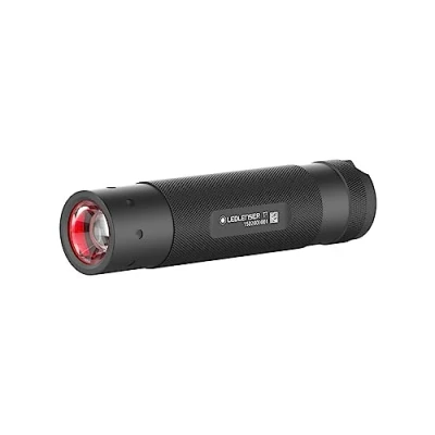 Abbildung von Ledlenser T² taktische LED Taschenlampe, 240 Lumen, Leuchtweite 180m, robustes Metallgehäuse, 3xAAA batteriebetrieben, inkl. Batterien, Jagen, Angeln, Outdoor, Schwarz