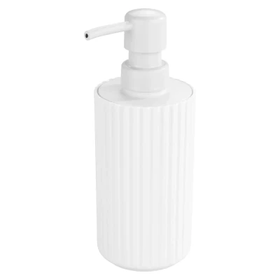 Abbildung von Allstar Seifenspender Minas Weiß Flüssigseifen Spender, Spülmittel Spender Fassungsvermögen: 0.28 l, Polypropylen, 7 x 18 cm,
