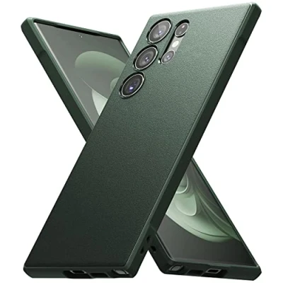 Abbildung von Ringke Onyx Kompatibel mit Samsung Galaxy S23 Ultra 5G (2023) Hülle TPU Eckenschutz Stoßfest Dünn Kratzfest Handyhülle für Dark Green