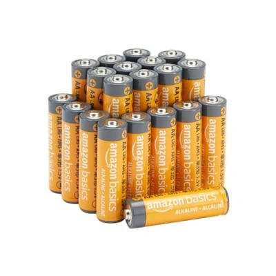 Abbildung von Amazon Basics AA Alkalisch batterien, leistungsstark, 1,5 V, 20er Pack (Aussehen kann variieren)
