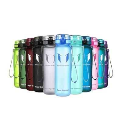 Abbildung von Super Sparrow Trinkflasche Tritan Wasserflasche 750ml BPA frei Ideale Sportflasche Sport, Wasser, Fahrrad, Fitness, Uni, Outdoor Leicht, Nachhaltig