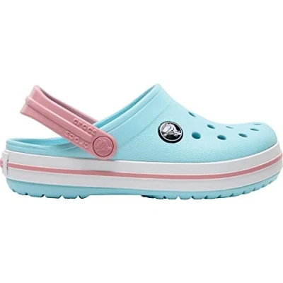 Abbildung von Crocs Unisex Kids Crocband Clog K, Ice Blue/White, 33/34 EU