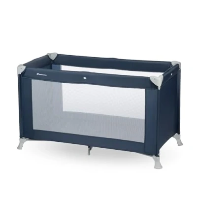Abbildung von Bebeconfort Soft Dreams, Reisebett Baby, 03 Jahre (015 kg), leichtes Reisebettchen, Matratze aus Holzfasern &amp; Schaumstoff (60 x 120 cm), Tragetasche, kompakt zusammenklappbar, Navy Blue