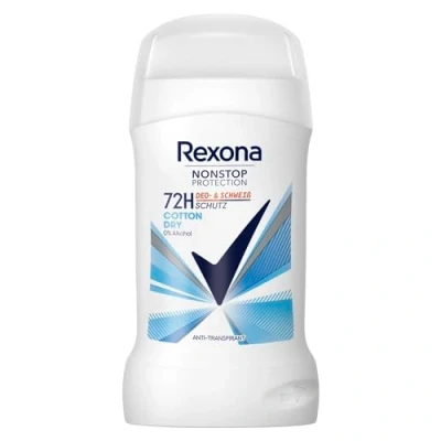 Abbildung von Rexona Nonstop Protection Deo Stick Cotton Dry Anti Transpirant mit 72 Stunden Schutz vor Schweiß und Körpergeruch 50 ml