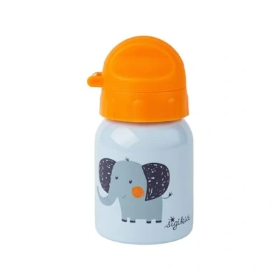 Abbildung von Sigikid 25374 Edelstahl Trinkflasche Elefant 250 ml empfohlen für Kinder ab 1 Jahr, robust, auslaufsicher, bruchfest