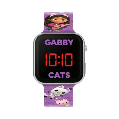 Abbildung von Disney Mädchen Digital Quarz Uhr mit Kunststoff Armband GAB4033