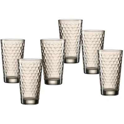 Abbildung von Ritzenhoff &amp; Breker Longdrinkgläser Set Favo, 6 teilig, Braun, Glas