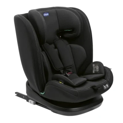 Abbildung von Chicco Mokita I Size Kindersitz, mit Isofix System, für Kinder zwischen 76 und 150 cm Körpergröße, verwendbar ab 15 Monaten, Gr. 1/2/3 (13 36 kg), inklusive Verkleinerer, Schwarz