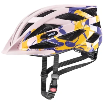 Abbildung von uvex air Wing Leichter Allround Helm für Damen und Herren individuelle Größenanpassung erweiterbar mit LED Licht Powder Liquids 52 57 cm