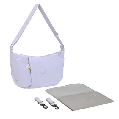 Abbildung von LÄSSIG Baby Wickeltasche zum Umhängen mit Wickelunterlage, Kinderwagenbefestigung, wasserabweisend/GRE Lunua Bum Bag lilac