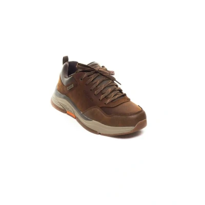 Abbildung von Skechers Herren BENAGO Men Sneaker, Dark Brown Waterproof Leather, 43 EU