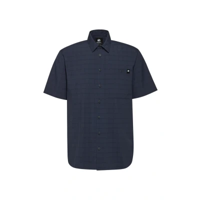 Abbildung von Mammut Lenni Shirt Men Outdoor Hemd für Herren, Atmungsaktiv, Kurzarm Marine Black, L