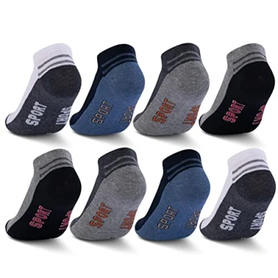 Abbildung von 8 12 20 Paar Sneaker Socken Herren Baumwolle Atmungsaktiv Mehrfarbig 16737 WP (43 46 Paar)