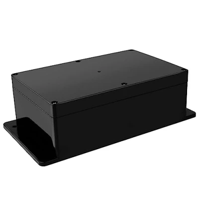 Abbildung von Therlan Abzweigdose Schwarz Wasserdichtes IP65, Verteilerdose ABS Kunststoffgehäuse Abzweigkasten Anschlussdose Elektronik Gehäuse Aufputz Außen Wasserdicht 230 * 150 85mm