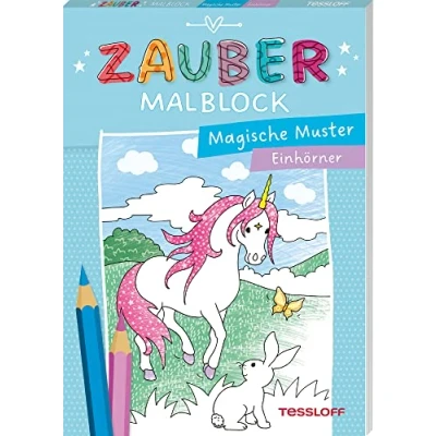 Abbildung von Zaubermalblock. Magische Muster. Einhörner: Mit tollen Effekten (Malbücher und blöcke)