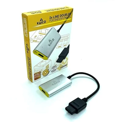Abbildung von Kaico Analoger 2 Fach Gamecube HDMI Adapter für Nintendo N64 Super Nintendo, Famicom und fache Zeilenverdopplung Eine Einfache Plug &amp; Play Lösung von