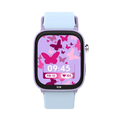 Abbildung von Ice WATCH smart junior 3.0 FM Purple Soft Blue Lila geolokalisierbare verbundene Uhr für Mädchen mit Silikonarmband 024550 (1.75 Zoll)