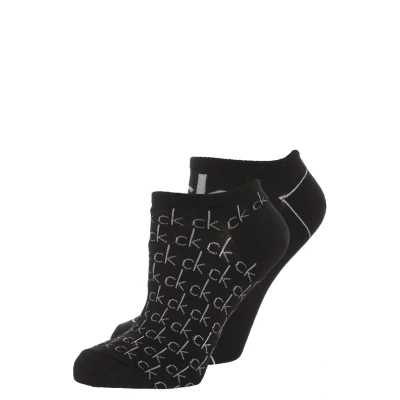 Abbildung von Calvin Klein Underwear Repeat LOGO Sneaker 2 PACK Socken, Damen, Größe: 37 41, Black
