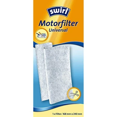 Abbildung von Swirl Motorfilter Universal (für Staubsauger, Zuschneidbarer Filter zum Schutz des Staubsaugermotors, Geeignet z.B. für AEG, Philips, Kärcher, Miele, Siemens, Rowenta, Samsung, Bosch)