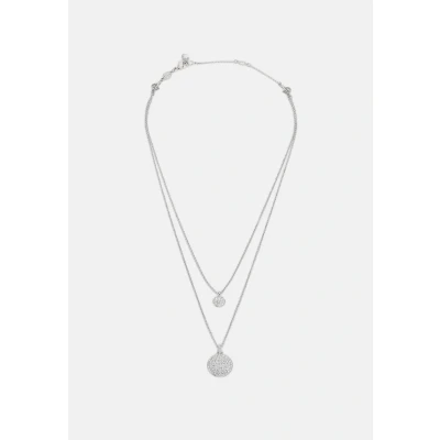 Abbildung von Swarovski Sublima Layered Pendant Halskette silvercoloured, Damen, Größe: One Size, Silver/coloured