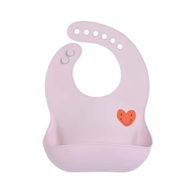 Abbildung von LÄSSIG Baby Silikon Lätzchen Kleinkinder mit Auffangschale spülmaschinengeeignet/Happy Rascals Heart