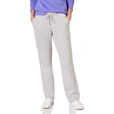 Abbildung von Amazon Essentials Women&#039;s French Terry Sweatpant Pants, Light Grey Heather, XXL