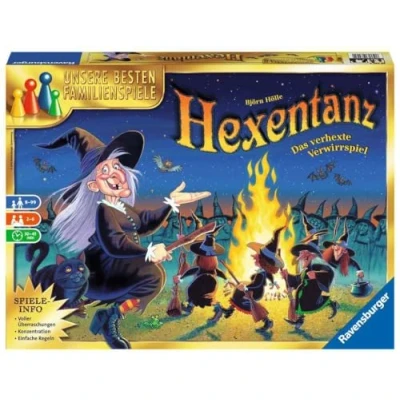 Abbildung von Ravensburger 26425 Hexentanz, Abwechslungsreiches Familienspiel für Erwachsene und Kinder ab 8 Jahren, Ideal Spieleabende mit Freunden oder der Familie 2 6 Spieler
