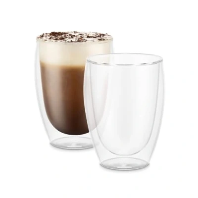 Abbildung von Bodum 4559 10 pavina 2 teiliges Gläser Set (Doppelwandig, Isoliert, Mundgeblasen, 0,35 liters) transparent
