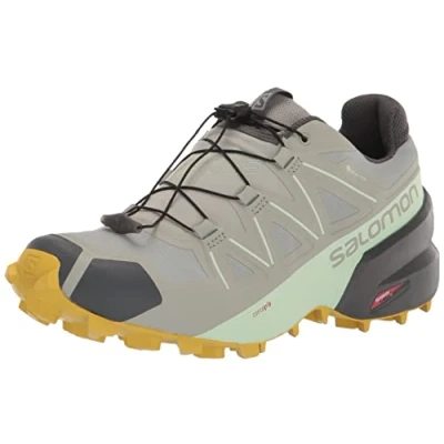 Abbildung von Salomon Speedcross 5 Gore Tex Damen Trail Running Wasserdichte Schuhe, Wetterschutz, Aggressiver Grip, Präzise Passform, Wrought Iron, 37 1/3