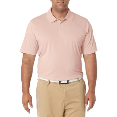 Abbildung von Amazon Essentials Herren Golf Polo Shirt, Schnell Trocknend, Normale Passform, Hellrosa, M