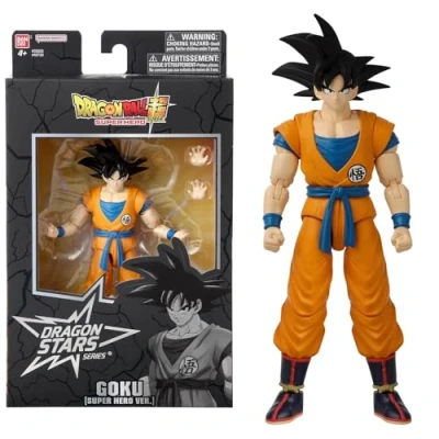 Abbildung von Dragon Ball Super Bandai Hero Figurine Star 17 cm Goku Offizielle Lizenz Gelenkige Figur Spielzeug für Kinder ab 4 Jahren 40720