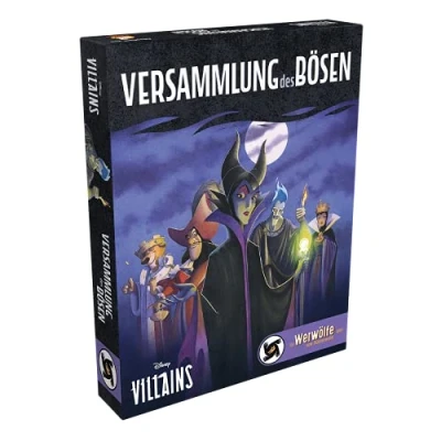 Abbildung von Asmodee Zygomatic Disney Villains Versammlung des Bösen Partyspiel Kartenspiel 6 12 Spieler Ab 10+ Jahren 30+ Minuten Deutsch