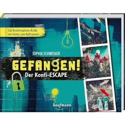 Abbildung von Gefangen! Der Konfi Escape: Ein Konfirmations Krimi mit Seiten zum Auftrennen