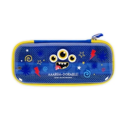 Abbildung von Legami Wonderwow Federmäppchen, Monster Motiv,2 Fächer und Stifthalter innen, Innenfach mit Netzstoff, Reißverschluss, 23 x 11 5 cm