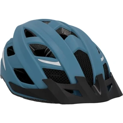 Abbildung von FISCHER Erwachsene Fahrradhelm, Radhelm, Cityhelm Urban Plus Chicago, S/M, 52 59 cm, blau, mit integriertem LED Rücklicht
