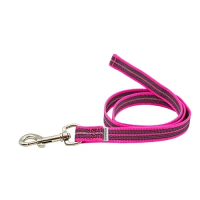 Abbildung von Gummierte Leine ohne Handschlaufe pink, 100 cm (1 m)