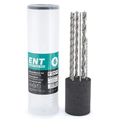 Abbildung von ENT 09246 6 tlg. Holzbohrer Set HSS G, Ø 2 8 mm, Nutzlänge 100/135 Gesamtlänge 150/200 mm