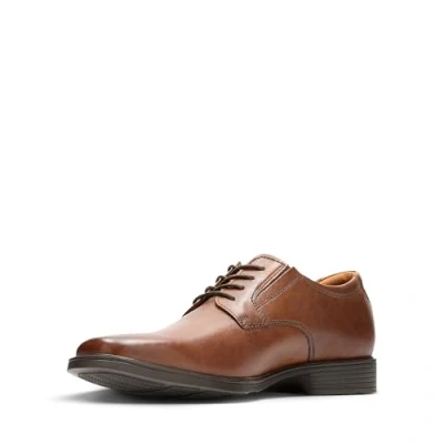 Abbildung von Clarks Tilden Plain BusinessSchnürer, Herren, Größe: 44.5, Dark tan Schuhe