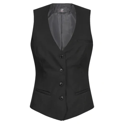 Abbildung von Greiff Damenweste Regular Fit 4 Knöpfe Taschen Voll Gefüttert schwarz, Größe: 34