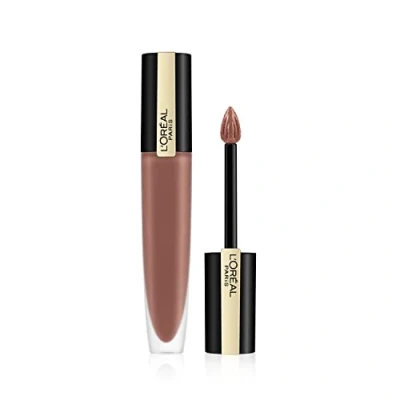 Abbildung von L&#039;Oréal Paris Flüssiger Lippenstift mit Matt Finish, Ultra leichter und hochpigmentierter Ink Lippenstift, Rouge Signature, Nr. 116 I Explore, 1 x 7 ml