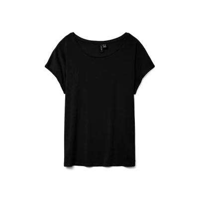 Abbildung von Vero Moda Vmava Tshirt basic, Damen, Größe: XS, Black