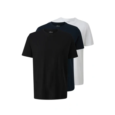 Abbildung von s.Oliver 3PACK Tshirt basic, Herren, Größe: Small, Mehrfarbig