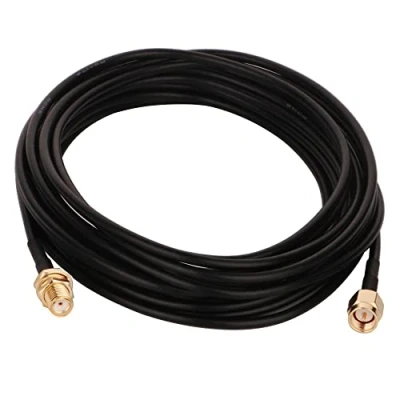 Abbildung von GTIWUNG 5m WLAN Antenne Verlängerungskabel, Antenna Extension Cable, SMA Male to Female Connector, Antennenkabel, Stecker und Sticks
