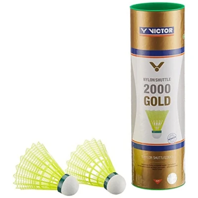 Abbildung von VICTOR Nylon Shuttle 2000 gold Weiß Grün